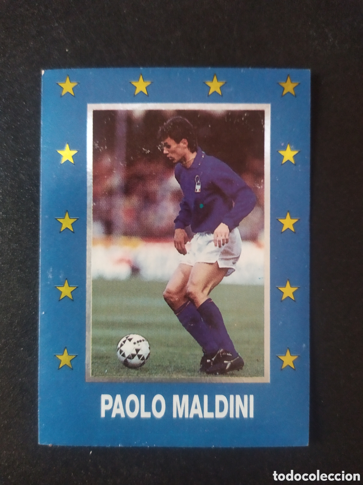 Cromos de f&uacute;tbol: EuroFlash CalcioFlash 94 1993 1994 93 94 Maldini n&deg; 16 Italia sin pegar