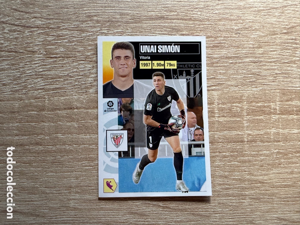 Cromos de f&uacute;tbol: UNAI SIM&Oacute;N N&ordm; 2 ATHLETIC CLUB CROMO COLECCIONES ESTE LALIGA 2020 2021 20 21