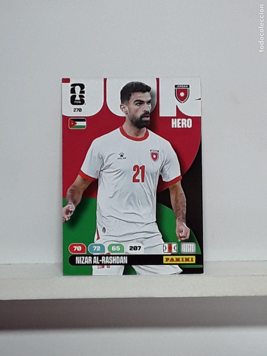 Cromos de f&uacute;tbol: ADRENALYN MUNDIAL 2026 WORLD CUP 26 ALBUM PANINI N 270 JORDANIA NIZAR AL-RASHDAN