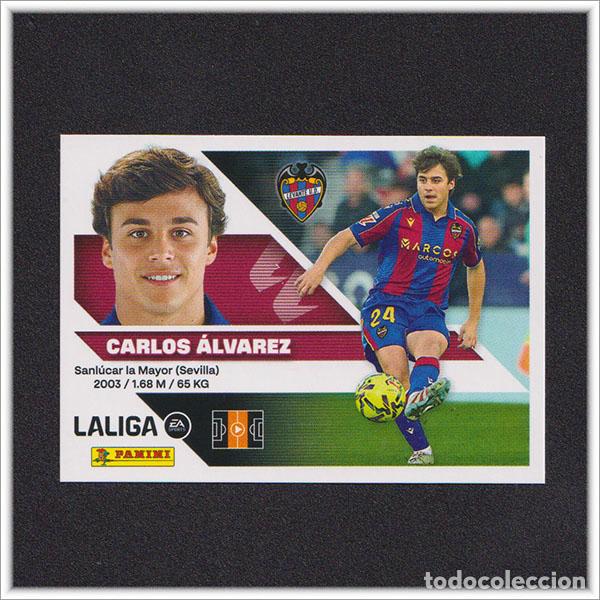 Cromos de f&uacute;tbol: LIGA ESTE 2026 2027 26 27 PANINI CARLOS ALVAREZ 15 LEVANTE COLECCI&Oacute;N ALBUM 1&ordf; EDICI&Oacute;N