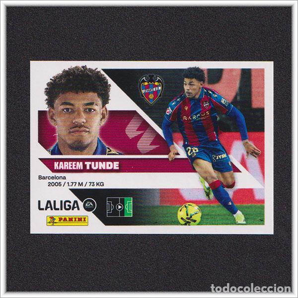 Cromos de f&uacute;tbol: LIGA ESTE 2026 2027 26 27 PANINI TUNDE 16 LEVANTE COLECCI&Oacute;N ALBUM 1&ordf; EDICI&Oacute;N