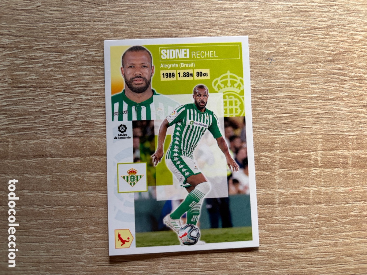 Cromos de f&uacute;tbol: SIDNEI N&ordm; 6 REAL BETIS CROMO COLECCIONES ESTE LALIGA 2020 2021 20 21
