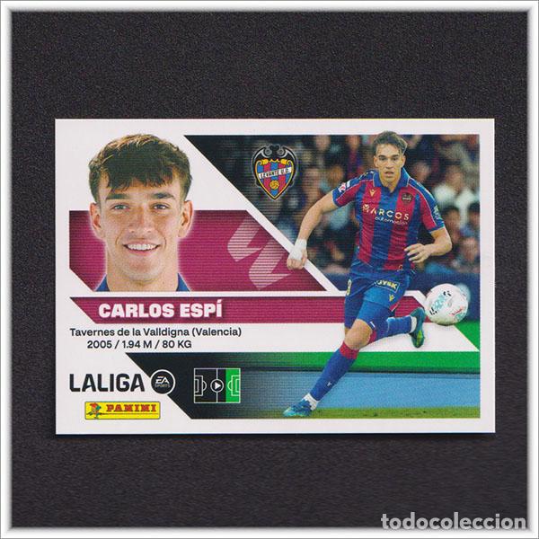 Cromos de f&uacute;tbol: LIGA ESTE 2026 2027 26 27 PANINI CARLOS ESPI 20 LEVANTE COLECCI&Oacute;N ALBUM 1&ordf; EDICI&Oacute;N