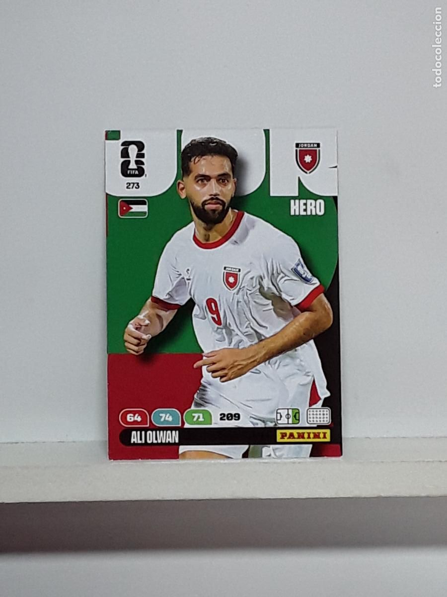Cromos de f&uacute;tbol: ADRENALYN MUNDIAL 2026 WORLD CUP 26 ALBUM PANINI N 273 JORDANIA ALI OLWAN