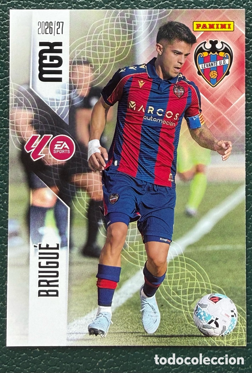 Cartes &agrave; collectionner de Football: 213 BRUGUE LEVANTE UD FICHAS ALBUM MEGACRACKS 2026 2027 MGK 26 27