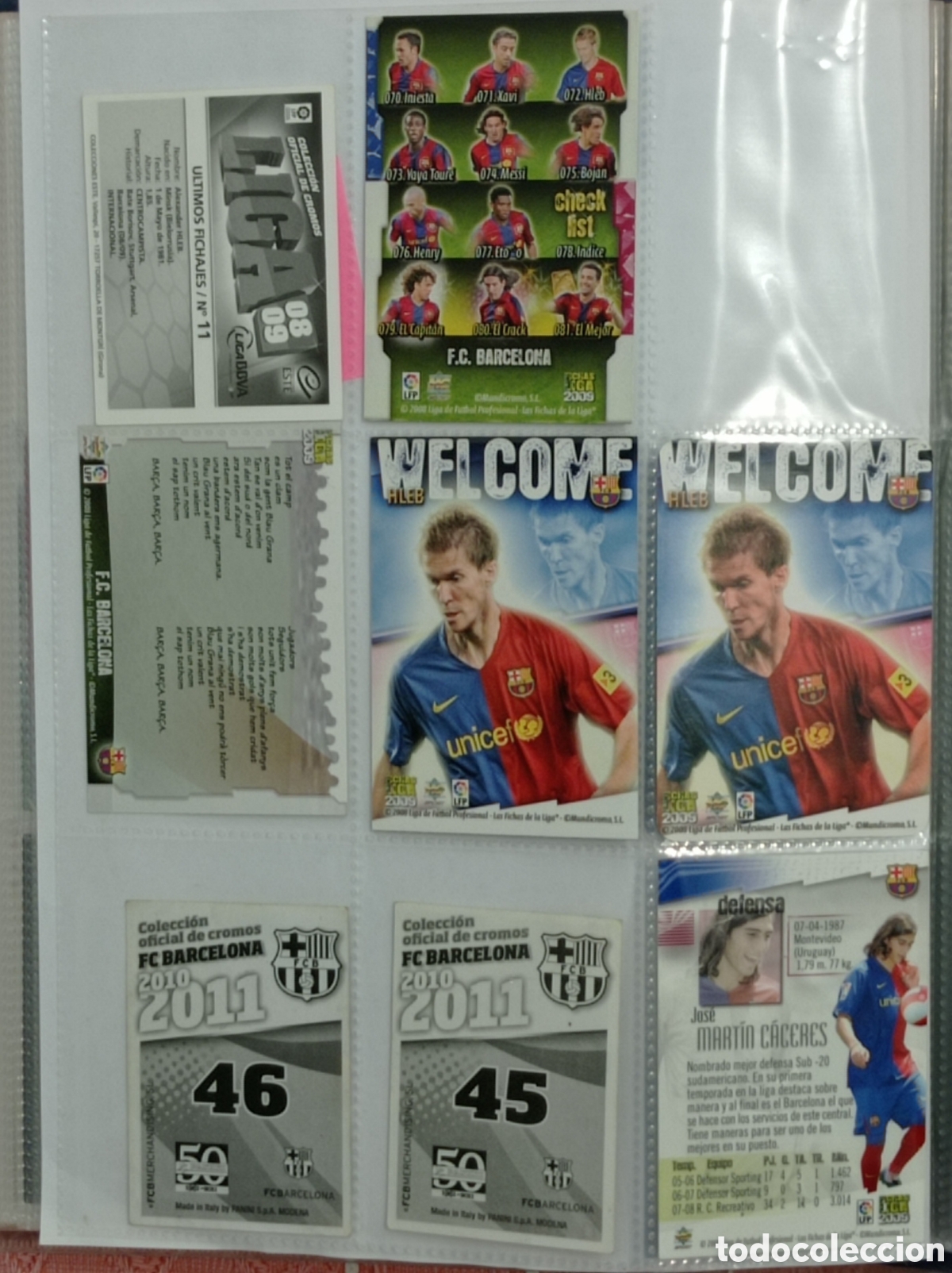 Cromos de f&uacute;tbol: FC BARCELONA. 8 CROMOS - Foto 2