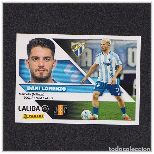 Cromos de f&uacute;tbol: LIGA ESTE 2026 2027 26 27 PANINI DANI LORENZO 12 M&Aacute;LAGA COLECCI&Oacute;N ALBUM 1&ordf; EDICI&Oacute;N