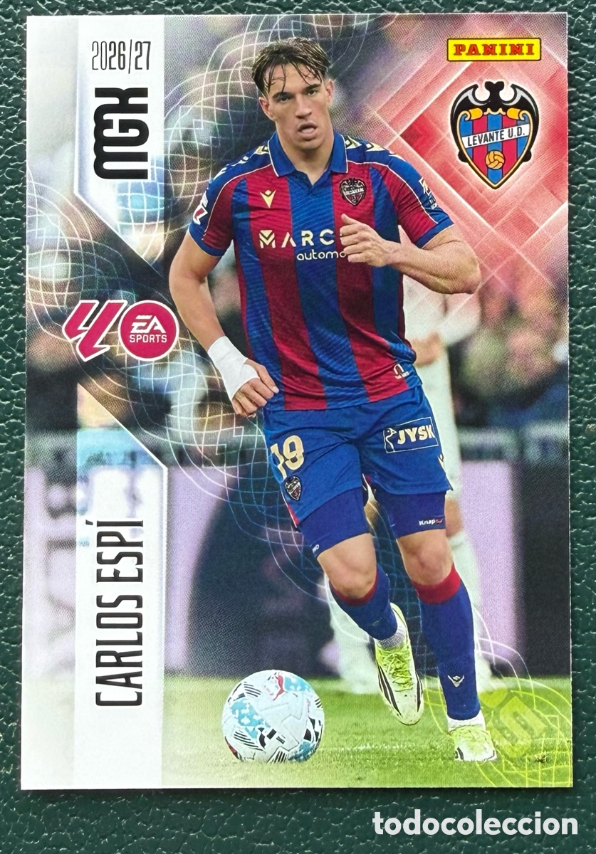 Cromos de Futebol: 215 CARLOS ESPI LEVANTE UD FICHAS ALBUM MEGACRACKS 2026 2027 MGK 26 27