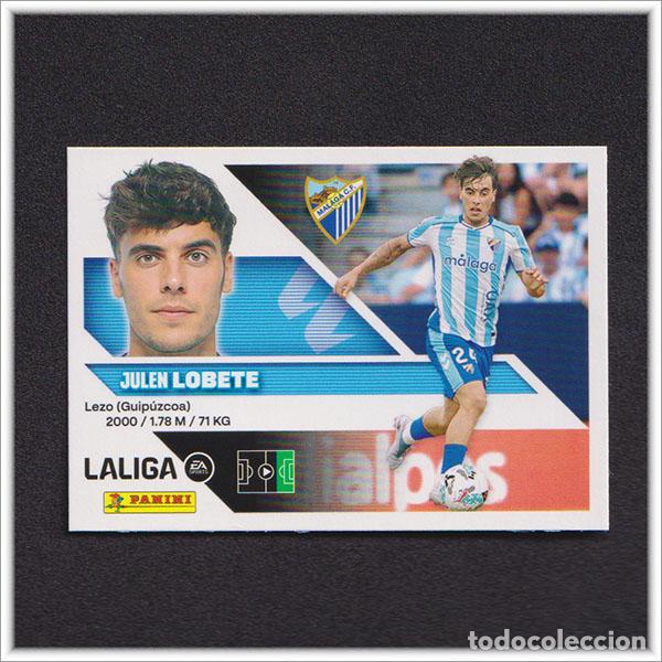 Cromos de f&uacute;tbol: LIGA ESTE 2026 2027 26 27 PANINI LOBETE 17 M&Aacute;LAGA COLECCI&Oacute;N ALBUM 1&ordf; EDICI&Oacute;N
