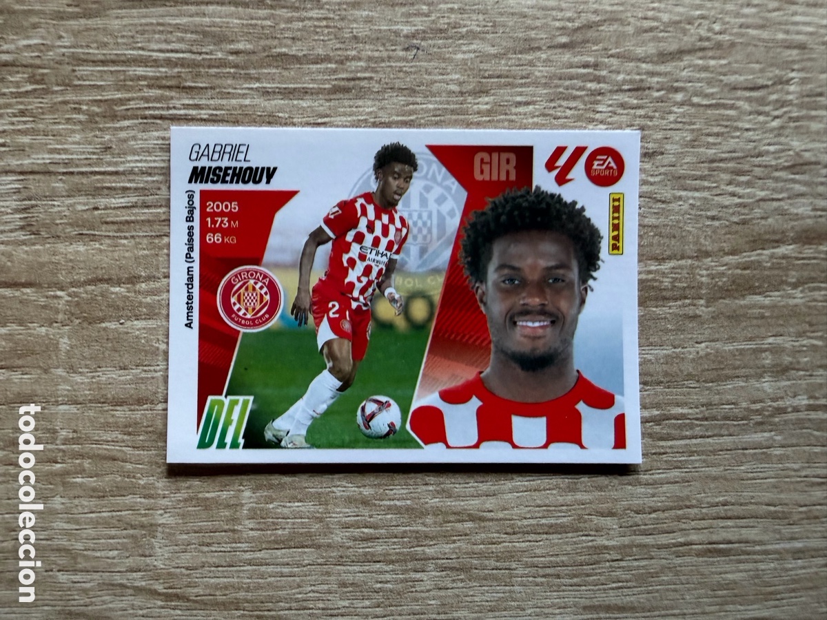 Football Stickers: MISEHOUY N&ordm; 18B GIRONA FC CROMO COLECCIONES ESTE LALIGA 2025 2026 25 26