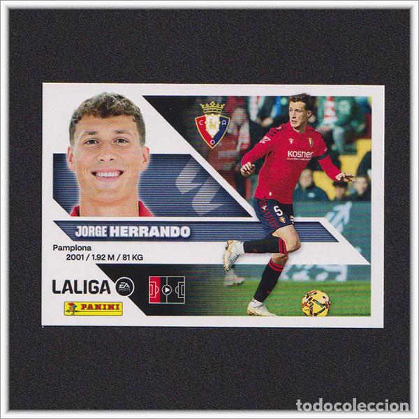 Cromos de Futebol: LIGA ESTE 2026 2027 26 27 PANINI HERRANDO 7 OSASUNA COLECCI&Oacute;N ALBUM 1&ordf; EDICI&Oacute;N