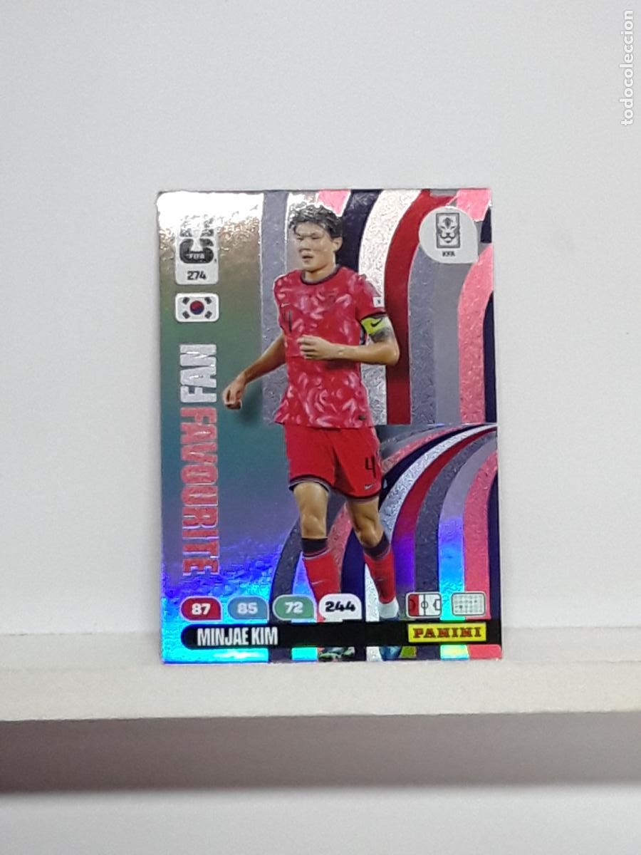Fu&szlig;ball-Sticker: ADRENALYN MUNDIAL 2026 WORLD CUP 26 ALBUM PANINI N 274 KOREA COREA MINJAE KIM
