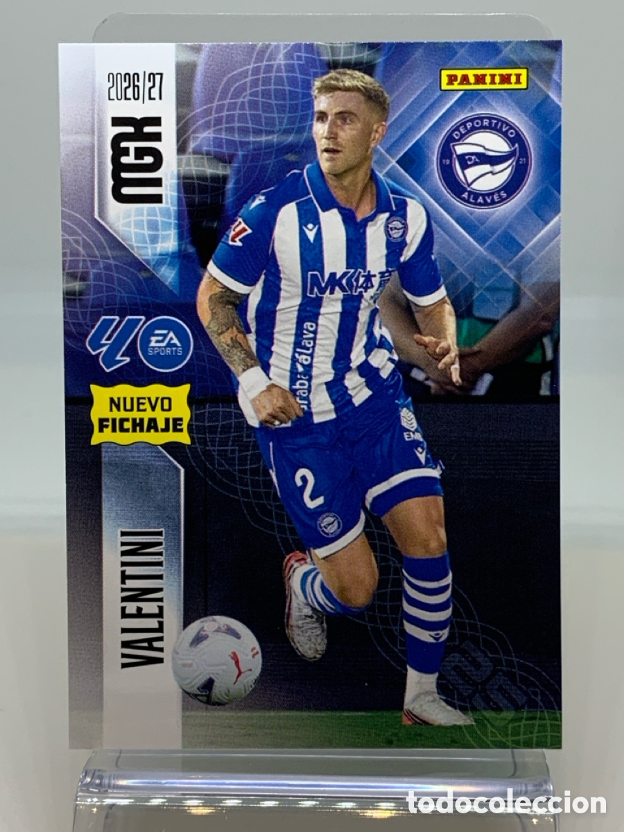 Cromos de f&uacute;tbol: 475-. Valentini - Deportivo Alav&eacute;s 2 &ordf; SEGUNDA EDICI&Oacute;N - MEGACRACKS 2026 2027 - 26 27 MGK
