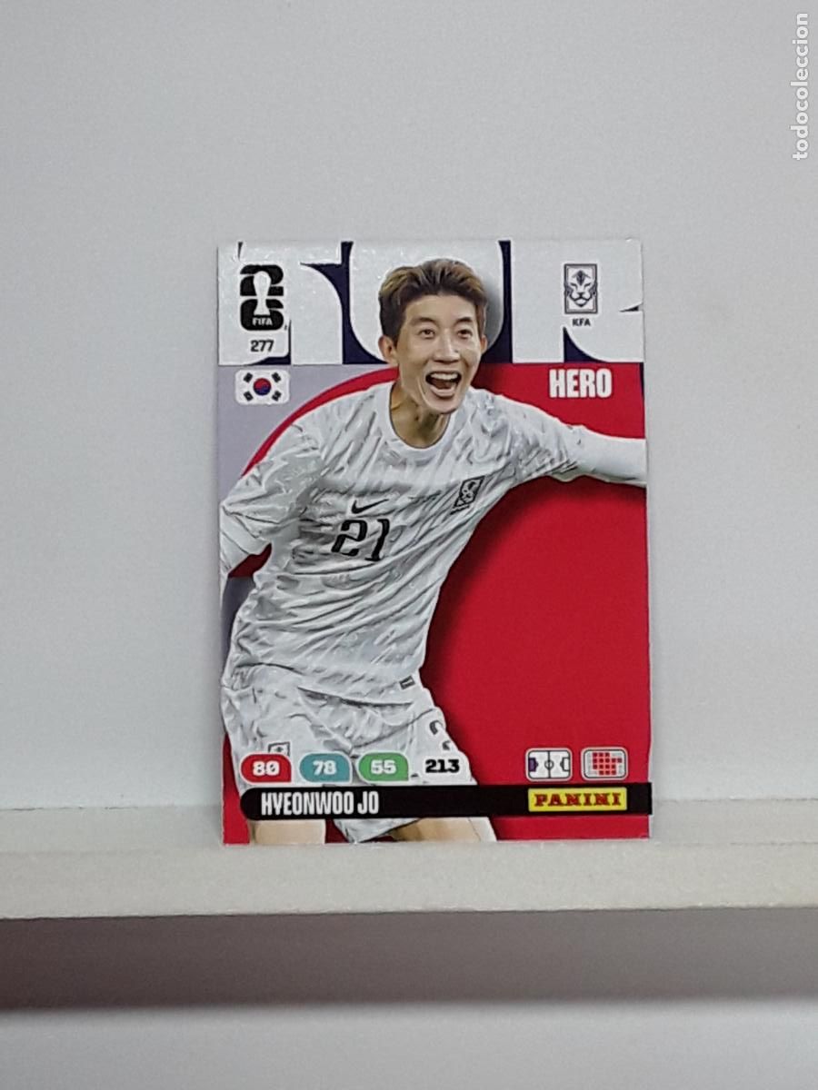 Cromos de f&uacute;tbol: ADRENALYN MUNDIAL 2026 WORLD CUP 26 ALBUM PANINI N 277 KOREA COREA HYEONWOD JO