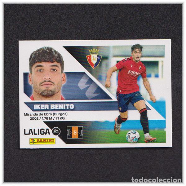 Cromos de f&uacute;tbol: LIGA ESTE 2026 2027 26 27 PANINI IKER BENITO 16 OSASUNA COLECCI&Oacute;N ALBUM 1&ordf; EDICI&Oacute;N