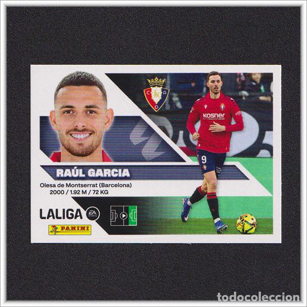 Cromos de f&uacute;tbol: LIGA ESTE 2026 2027 26 27 PANINI RAUL GARC&Iacute;A 18 OSASUNA COLECCI&Oacute;N ALBUM 1&ordf; EDICI&Oacute;N