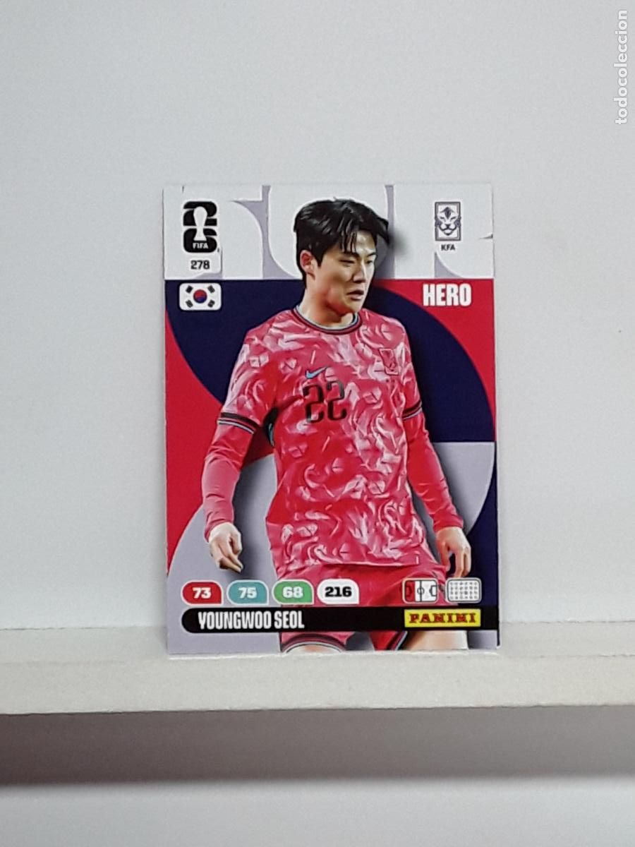 Cromos de f&uacute;tbol: ADRENALYN MUNDIAL 2026 WORLD CUP 26 ALBUM PANINI N 278 KOREA COREA YOUNGWOO SEOL