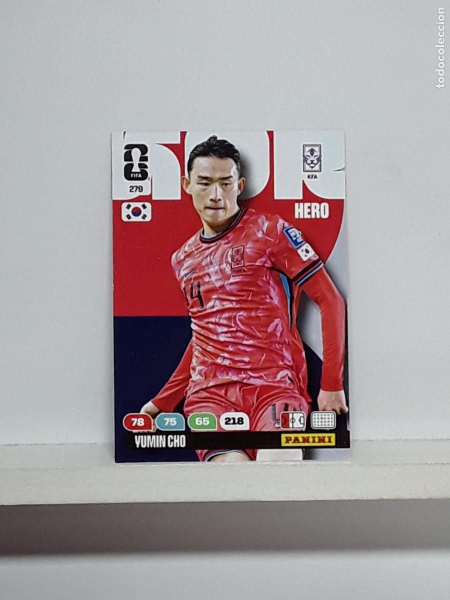 Cromos de Futebol: ADRENALYN MUNDIAL 2026 WORLD CUP 26 ALBUM PANINI N 279 KOREA COREA YUMIN CHO
