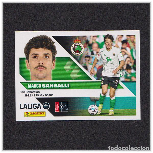 Cromos de Futebol: LIGA ESTE 2026 2027 26 27 PANINI SANGALLI 6 RACING SANTANDER COLECCI&Oacute;N ALBUM 1&ordf; EDICI&Oacute;N