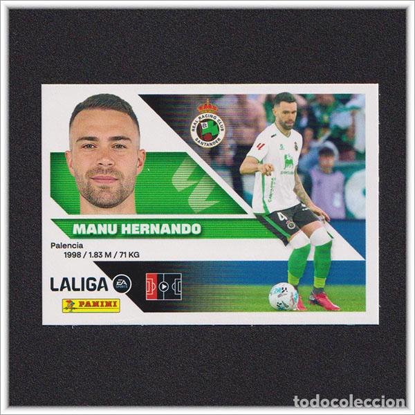 Cromos de Futebol: LIGA ESTE 2026 2027 26 27 PANINI MANU HERNANDO 9A 9 A RACING SANTANDER COLECCI&Oacute;N ALBUM 1&ordf; EDICI&Oacute;N