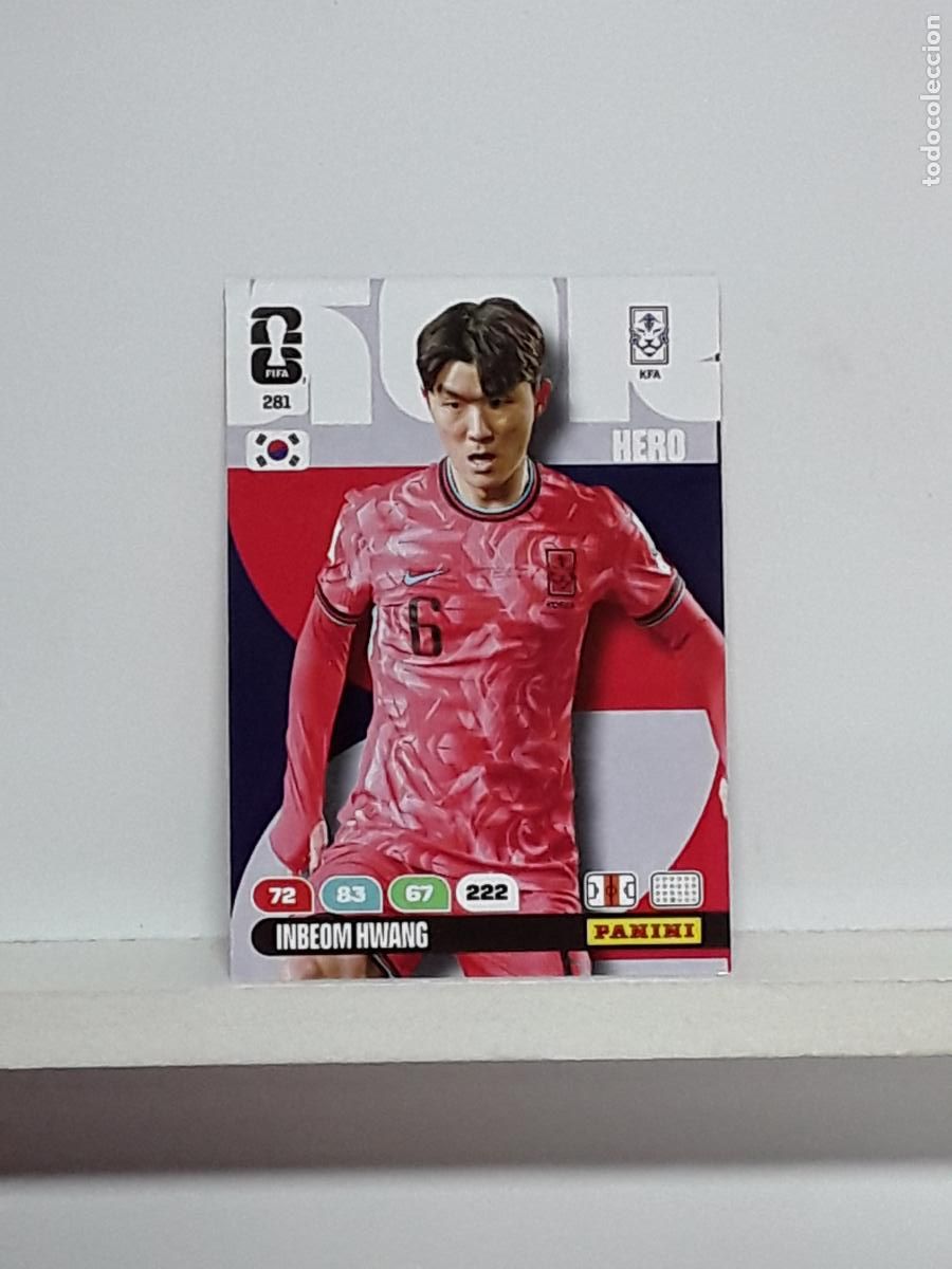 Fu&szlig;ball-Sticker: ADRENALYN MUNDIAL 2026 WORLD CUP 26 ALBUM PANINI N 281 KOREA COREA INBEOM HWANG