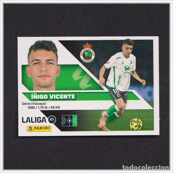Fu&szlig;ball-Sticker: LIGA ESTE 2026 2027 26 27 PANINI I&Ntilde;IGO VICENTE 18 RACING SANTANDER COLECCI&Oacute;N ALBUM 1&ordf; EDICI&Oacute;N