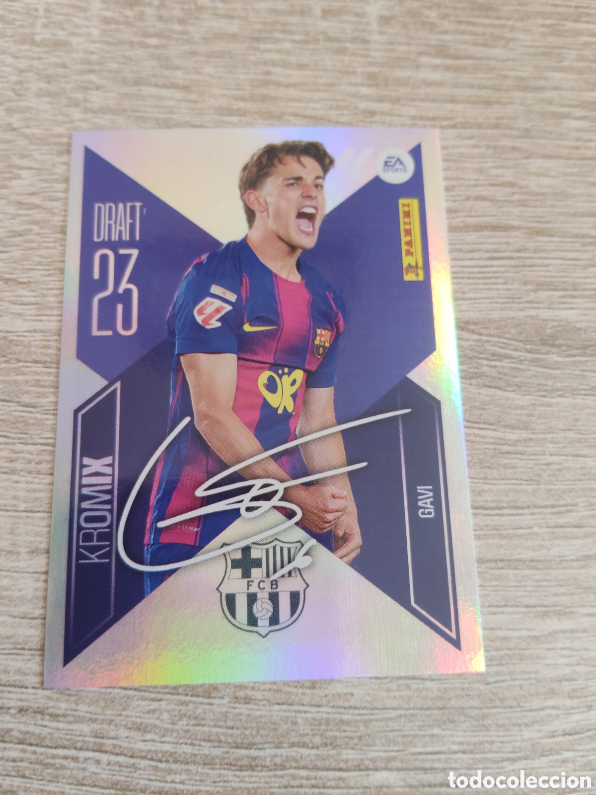 Cromos de f&uacute;tbol: Gavi Barcelona draft 23 kromix liga 2026 2027 26 27 ediciones este