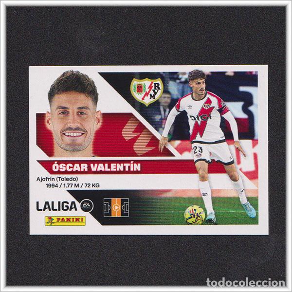 Cromos de f&uacute;tbol: LIGA ESTE 2026 2027 26 27 PANINI OSCAR VALENTIN 13 RAYO VALLECANO COLECCI&Oacute;N ALBUM 1&ordf; EDICI&Oacute;N