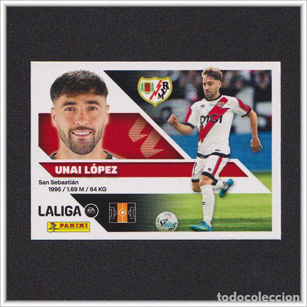 Cromos de f&uacute;tbol: LIGA ESTE 2026 2027 26 27 PANINI UNAI LOPEZ 14 RAYO VALLECANO COLECCI&Oacute;N ALBUM 1&ordf; EDICI&Oacute;N