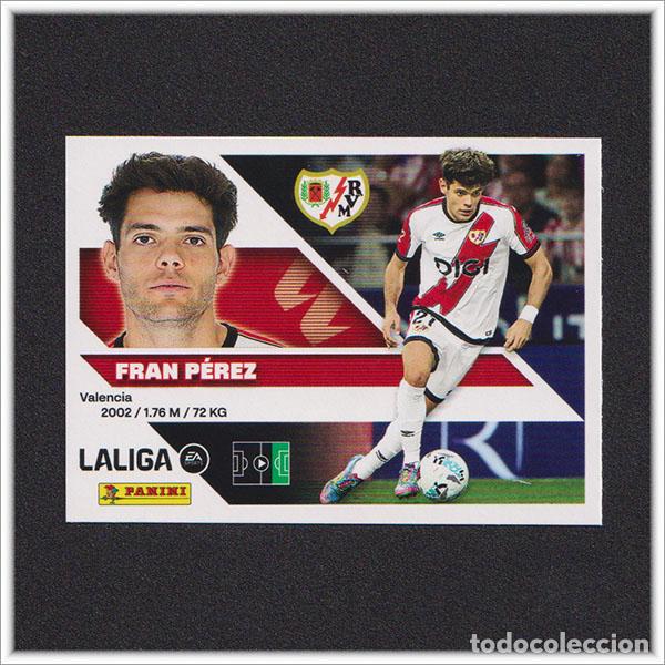 Cromos de f&uacute;tbol: LIGA ESTE 2026 2027 26 27 PANINI FRAN PEREZ 17 RAYO VALLECANO COLECCI&Oacute;N ALBUM 1&ordf; EDICI&Oacute;N