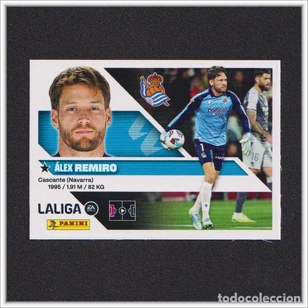 Cromos de f&uacute;tbol: LIGA ESTE 2026 2027 26 27 PANINI REMIRO 3 REAL SOCIEDAD COLECCI&Oacute;N ALBUM 1&ordf; EDICI&Oacute;N
