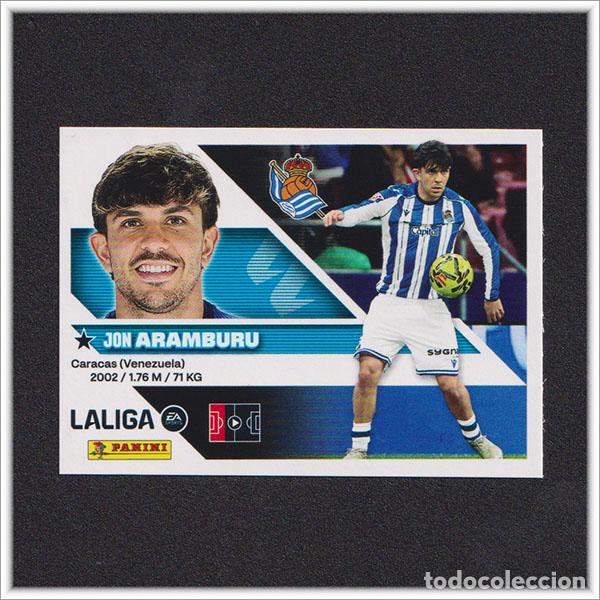 Cromos de f&uacute;tbol: LIGA ESTE 2026 2027 26 27 PANINI ARAMBURU 5 REAL SOCIEDAD COLECCI&Oacute;N ALBUM 1&ordf; EDICI&Oacute;N