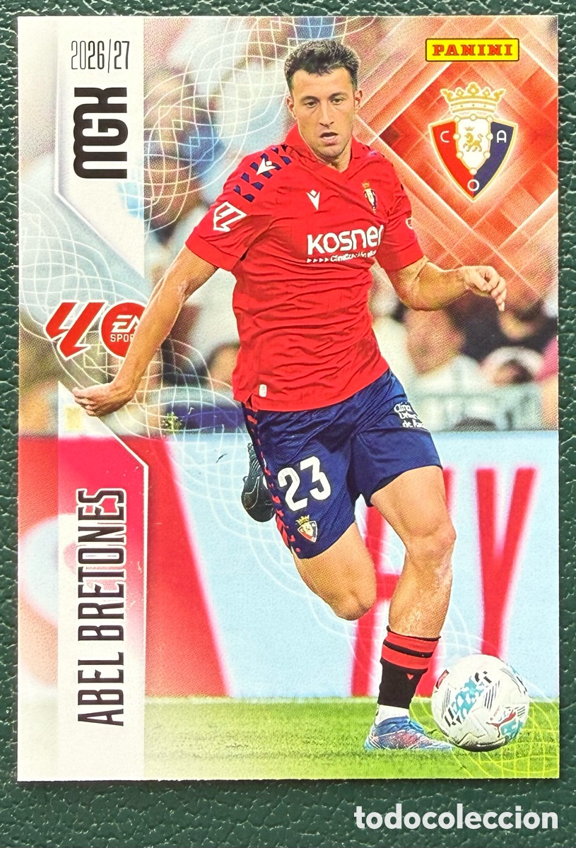 Cromos de Futebol: 260 ABEL BRETONES CA OSASUNA FICHAS ALBUM MEGACRACKS 2026 2027 MGK 26 27