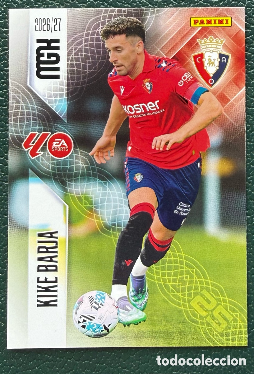 Cromos de Futebol: 268 KIKE BARJA CA OSASUNA FICHAS ALBUM MEGACRACKS 2026 2027 MGK 26 27