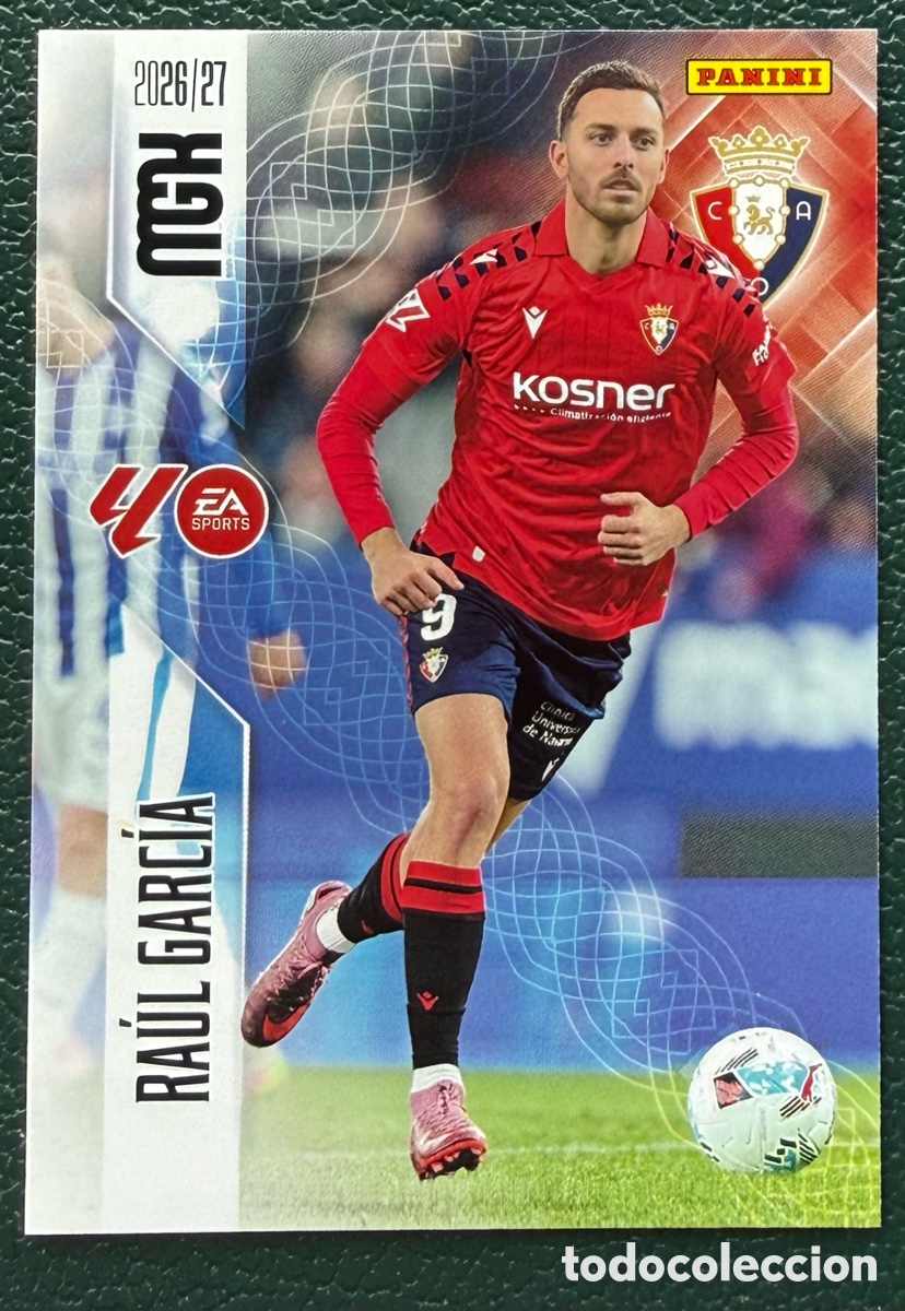 Cromos de Futebol: 269 RAUL GARCIA CA OSASUNA FICHAS ALBUM MEGACRACKS 2026 2027 MGK 26 27