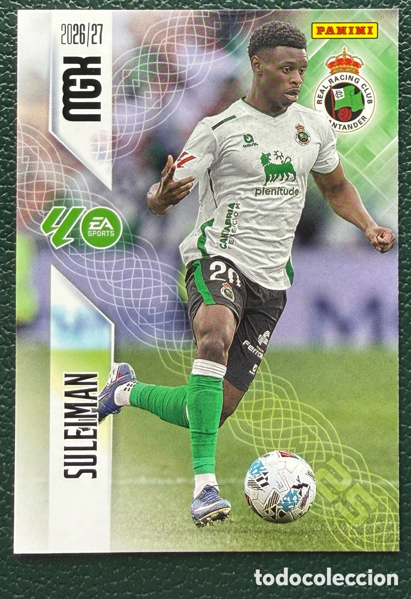 Cromos de Futebol: 284 SULEIMAN RACING DE SANTANDER FICHAS ALBUM MEGACRACKS 2026 2027 MGK 26 27