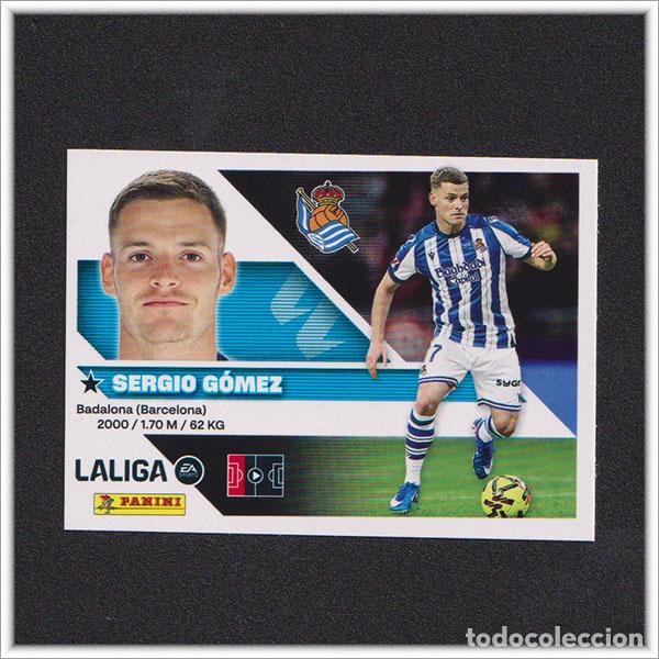 Cromos de f&uacute;tbol: LIGA ESTE 2026 2027 26 27 PANINI SERGIO G&Oacute;MEZ 8 REAL SOCIEDAD COLECCI&Oacute;N ALBUM 1&ordf; EDICI&Oacute;N