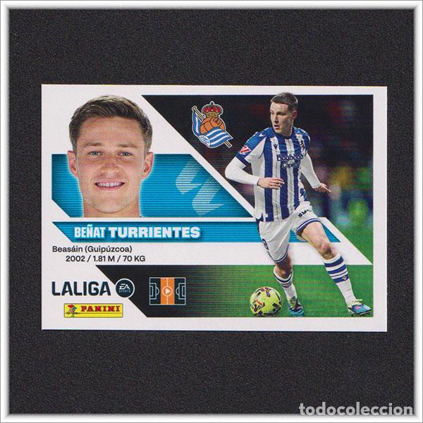 Cromos de f&uacute;tbol: LIGA ESTE 2026 2027 26 27 PANINI TURRIENTES 12 REAL SOCIEDAD COLECCI&Oacute;N ALBUM 1&ordf; EDICI&Oacute;N