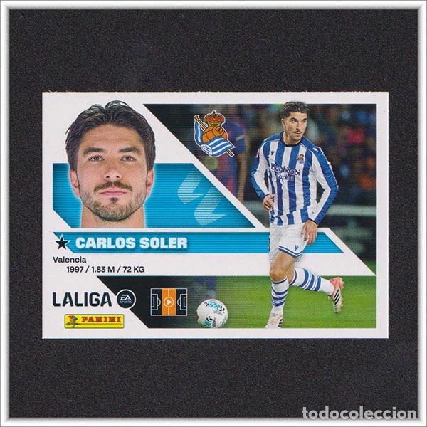 Cromos de f&uacute;tbol: LIGA ESTE 2026 2027 26 27 PANINI CARLOS SOLER 14 REAL SOCIEDAD COLECCI&Oacute;N ALBUM 1&ordf; EDICI&Oacute;N