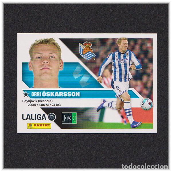 Cromos de f&uacute;tbol: LIGA ESTE 2026 2027 26 27 PANINI OSKARSSON 19 REAL SOCIEDAD COLECCI&Oacute;N ALBUM 1&ordf; EDICI&Oacute;N