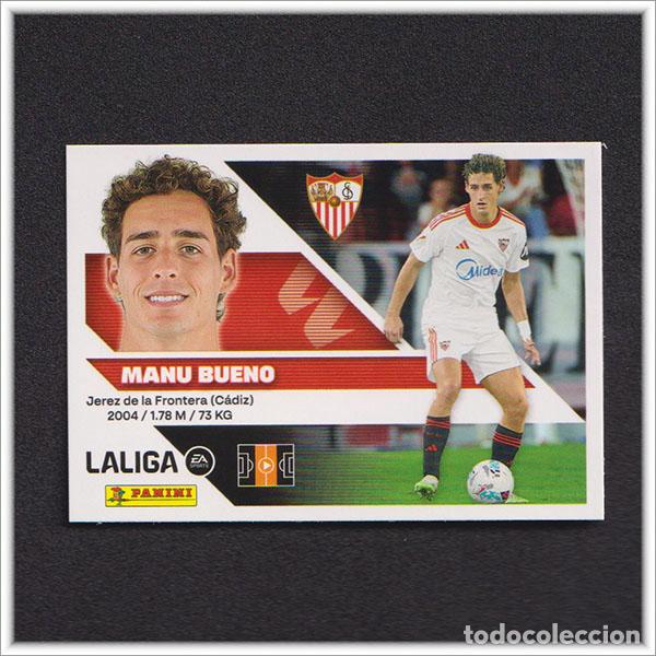 Cromos de f&uacute;tbol: LIGA ESTE 2026 2027 26 27 PANINI MANU BUENO 16 SEVILLA COLECCI&Oacute;N ALBUM 1&ordf; EDICI&Oacute;N