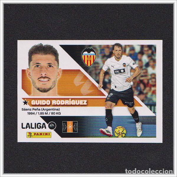 Cromos de f&uacute;tbol: LIGA ESTE 2026 2027 26 27 PANINI GUIDO RODRIGUEZ 12 VALENCIA COLECCI&Oacute;N ALBUM 1&ordf; EDICI&Oacute;N