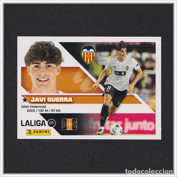 Cromos de f&uacute;tbol: LIGA ESTE 2026 2027 26 27 PANINI JAVI GUERRA 13 VALENCIA COLECCI&Oacute;N ALBUM 1&ordf; EDICI&Oacute;N