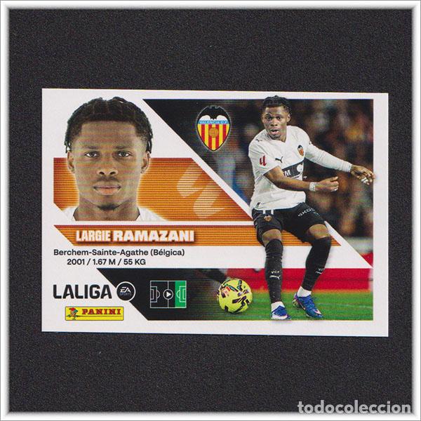 Cromos de f&uacute;tbol: LIGA ESTE 2026 2027 26 27 PANINI RAMAZANI 19 VALENCIA COLECCI&Oacute;N ALBUM 1&ordf; EDICI&Oacute;N