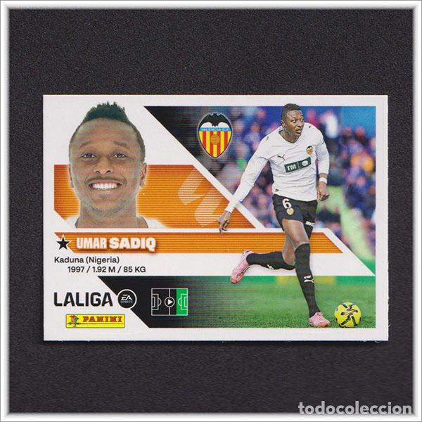Cromos de f&uacute;tbol: LIGA ESTE 2026 2027 26 27 PANINI SADIQ 20A 20 A VALENCIA COLECCI&Oacute;N ALBUM 1&ordf; EDICI&Oacute;N