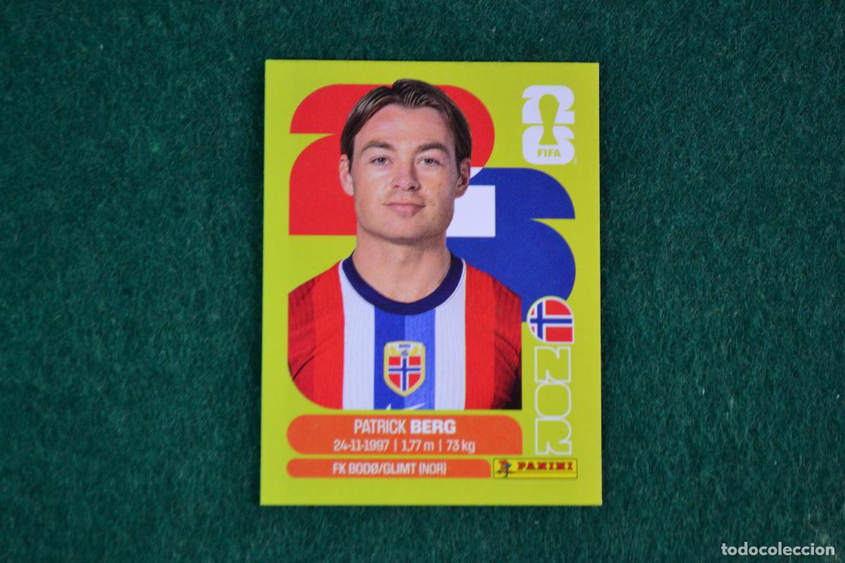 Cromos de f&uacute;tbol: PANINI FIFA WORLD CUP 2026 - NOR14 PATRICK BERG (NORUEGA / BODO GLIMT) UNITED EDITION