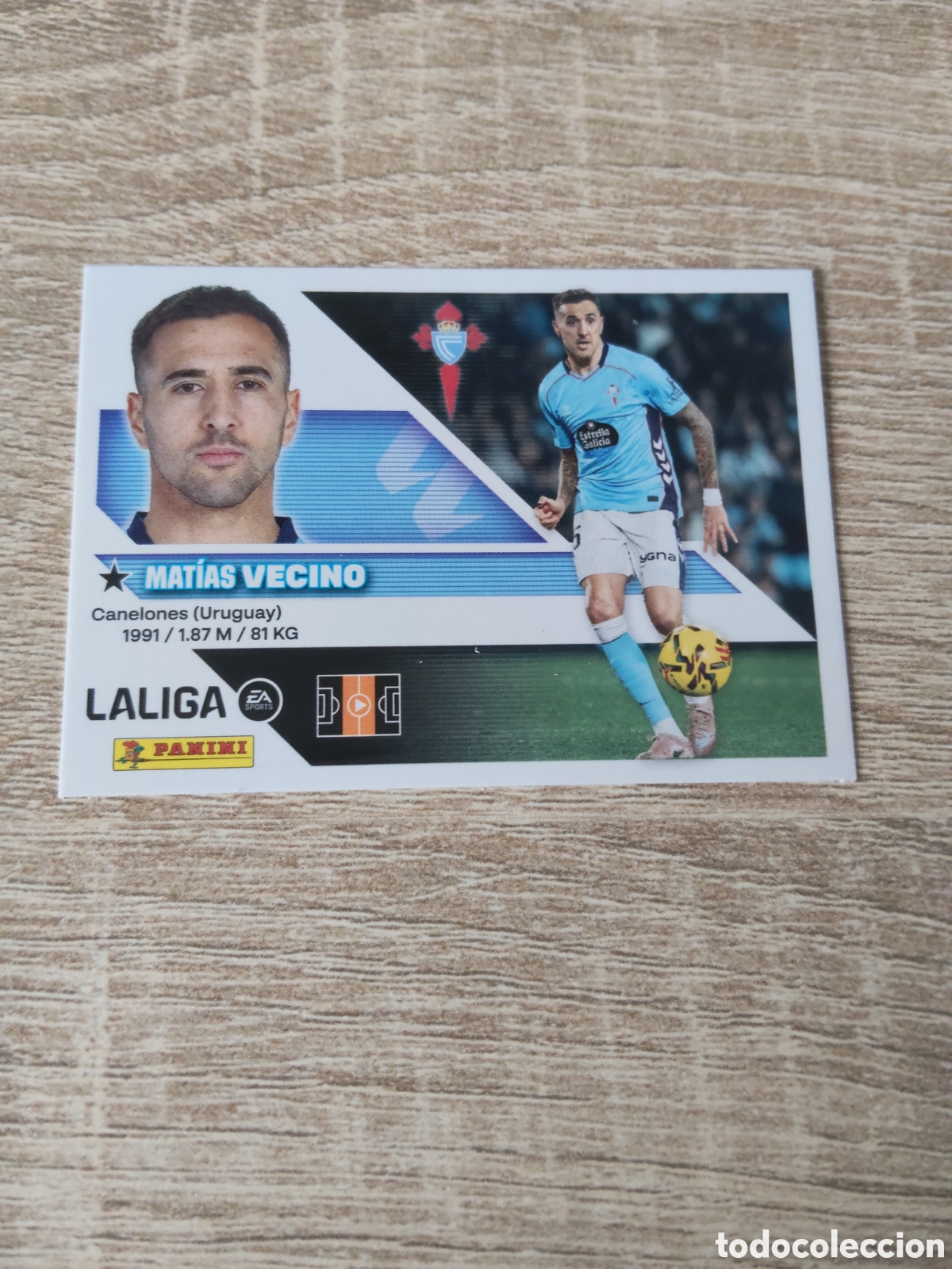 Cromos de f&uacute;tbol: Vecino coloca Celta de Vigo liga 2026 2027 26 27 ediciones este