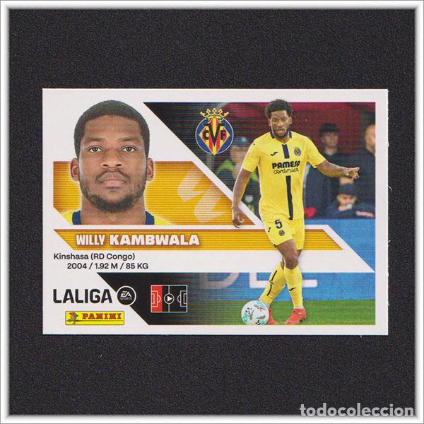 Cromos de f&uacute;tbol: LIGA ESTE 2026 2027 26 27 PANINI KAMBWALA 8A 8 A VILLARREAL COLECCI&Oacute;N ALBUM 1&ordf; EDICI&Oacute;N