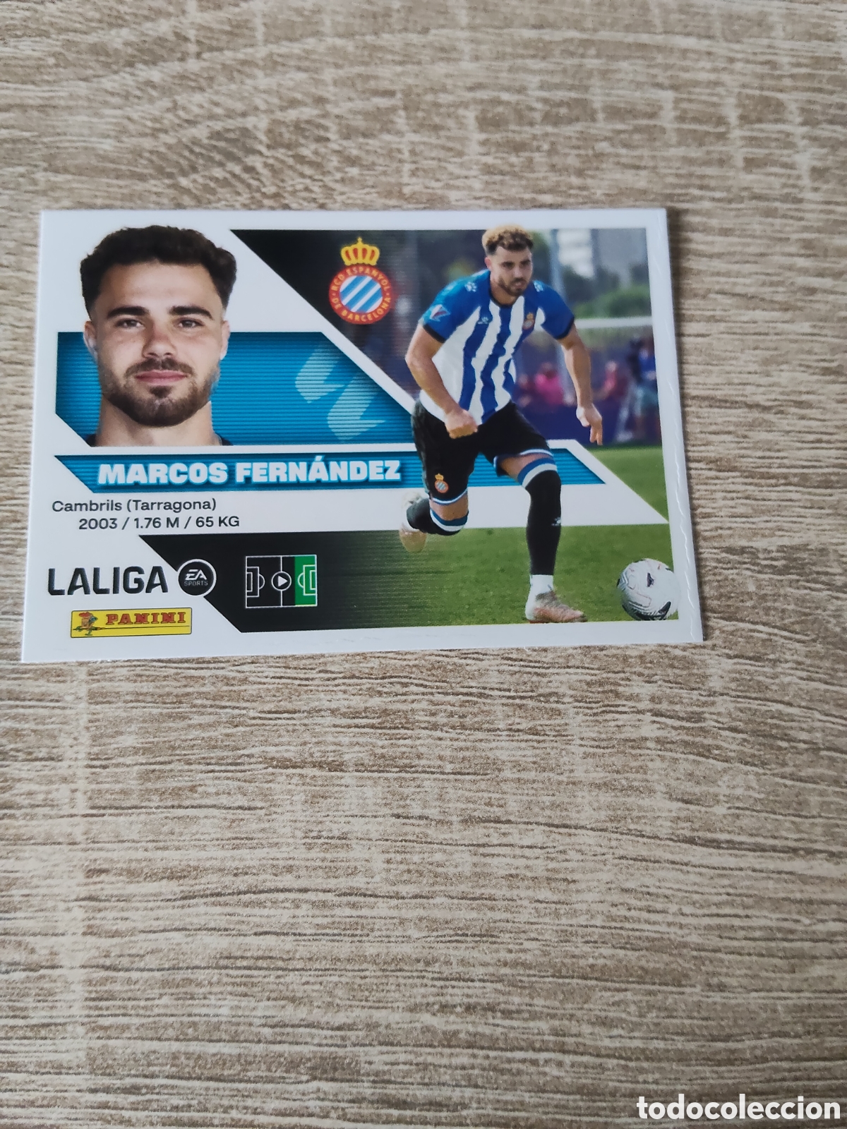 Cromos de f&uacute;tbol: Marcos Fern&aacute;ndez Espanyol liga 2026 2027 26 27 ediciones este