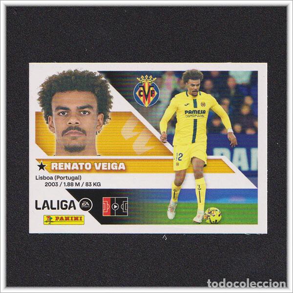 Cromos de f&uacute;tbol: LIGA ESTE 2026 2027 26 27 PANINI RENATO VEIGA 9 VILLARREAL COLECCI&Oacute;N ALBUM 1&ordf; EDICI&Oacute;N